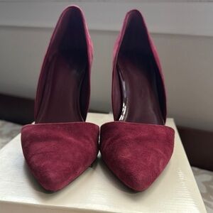 Elegant Burgundy Women's Heels